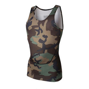 เสื้อกล้ามผู้ชายผ้าโพลีเอสเตอร์แห้งเร็วระบายอากาศได้ดี - Product Image 1