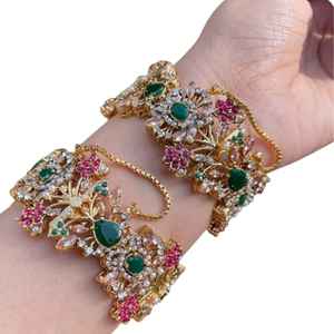 Indian/Pakistan Inspired Women's Fashion <b>Bangles</b> Wholesale Price Churiya <b>Sets</b> Elegant Jewellery Design - Product Image 1