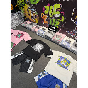 เซ็ตกางเกงขาสั้นของผู้ชายผ้าคอตตอน100% แห้งเร็วสวมใส่สบายระบายอากาศได้ดีสำหรับฤดูร้อน - Product Image 5