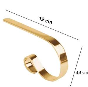 Gold <b>Christmas</b> <b>Stocking</b> Holder Fireplace <b>Hanger</b> <b>for</b> Home Fireplace <b>Christmas</b> Ornament Xmas <b>Stocking</b> <b>Hanger</b> Indoor Decoration - Product Image 4
