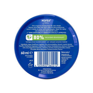 Crème hydratante intensive Nivea Crème en boîte bleue avec rose végétalienne anti-âge et éclaircissante pour une peau lisse et souple - Product Image 5