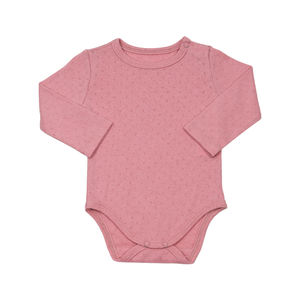 Combinaison bébé fille à manches longues en coton respirant, taille 9-12 mois - Product Image 2