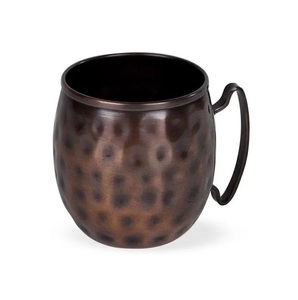 Smooth Pure Copper Moscow Mule Mug Made in India <b>Bulk</b> Quantity High Quality Vintage Modern Export Usage Home Hotel Restaurant - Product Image 5