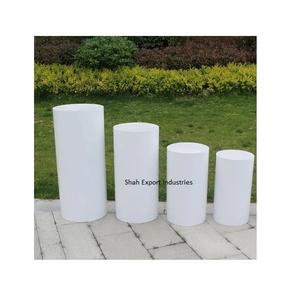 Impressionnant décoratif en métal piédestal fleur Vase noir mat fini pour les fournitures de décoration de fête de mariage en plein air - Product Image 5