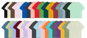 Camiseta de hombre teñida con barro al por mayor de alta calidad, camiseta transpirable de talla grande personalizada con lavado ácido de algodón 100% para hombre - Product Image 5