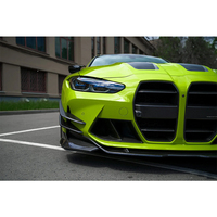 Pour BMW G8X G80 G81 M3 G82 G83 M4 Competition CS, ailerons latéraux de pare-chocs avant en fibre de carbone préimprégnée sèche