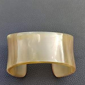 Brazalete de Cuerno de Búfalo de Alta Calidad, Diseño Moderno y Pulido, Joyería para Chicas y Mujeres - Product Image 2