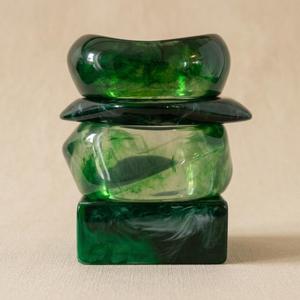 MN Exports Decorative Resin <b>Bangle</b> <b>Bracelet</b> for Women Artistic Handmade Indian-made Islamic Fashion Jewelry Trendy Wrist - Product Image 1