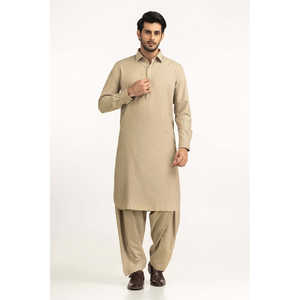 เสื้อเชิ้ตผ้าผสมแบบยังไม่เย็บตะเข็บ ยี่ห้อ Sada Bahar สีพื้น - Product Image 2