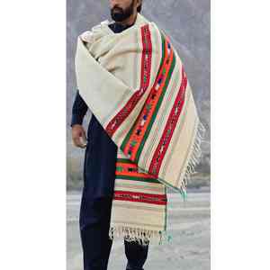 Chal de Lana para Hombre, Elegante, Sólido, Cálido, Transpirable, Suave, Tradicional, Clásico, para Invierno - Product Image 1