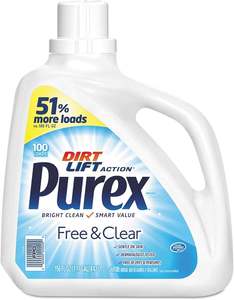 Detergente Líquido para Ropa Purex Plus OXI al por Mayor, Tecnología de Defensa Contra Manchas, 128 Onzas Líquidas, 85 Lavados - Product Image 2
