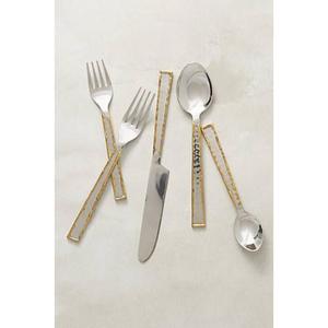 Couverts en laiton poli de qualité supérieure pour des arrangements de table somptueux avec une touche d'esthétique pour une cuisine raffinée - Product Image 2