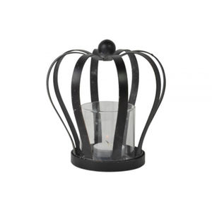 Porte-bougie vintage en métal plaqué or, couronne de Noël, écologique, décoration de table pour les fêtes et les vacances - Product Image 3