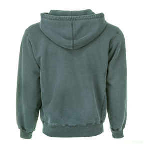 Sudaderas con capucha con cremallera en blanco de lana de algodón para hombre, ropa de calle desgastada Vintage personalizada, diseño para estilo informal urbano y comodidad - Product Image 2