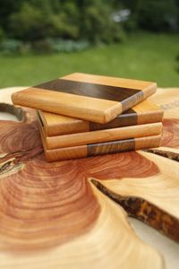 Juego único de portavasos de madera tallado a mano para decoración de mesa de cocina Bohemia moderna para servir té, café, bebidas, vasos, tazas - Product Image 6