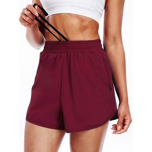 Shorts de sport Bermuda pour femmes pour le yoga athlétique, la course à pied avec tissu respirant et poche latérale - Product Image 2