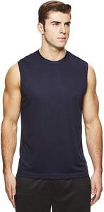 Camiseta sin mangas Lisa ajustada con logotipo personalizado barato de fábrica, camiseta sin mangas de algodón 100% para entrenamiento para hombre, recortada - Product Image 3