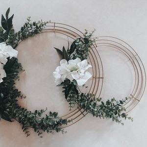 Wholesale 12 Inches Metal <strong>Wire</strong> Wreath Forms Embryo for Handcrafted DIY Doorfront <strong>Floral</strong> Garland Decor - Product Image 2