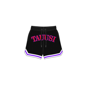 Pantalones cortos de malla de poliéster 100% de alta calidad para hombre, logotipo personalizado con estampado de animales, patrón sólido, bolsillos hasta la rodilla, estilo callejero - Product Image 5