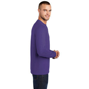 T-shirt ras du cou à manches longues en coton pour hommes Athletic Big & Tall Full Sleeve T Shirt - Product Image 6
