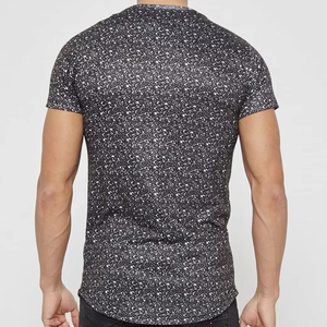 T-shirts de sport pour hommes en maille cationique douce, respirante, écologique, à séchage rapide, imprimés en sérigraphie, avec logo personnalisé – Grande Vente - Product Image 3