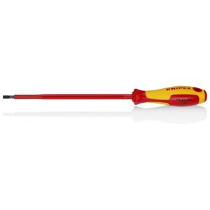 Knipex VDE 180mm Burnished <b>Screwdriver</b> for Slotted Screws - Product Image 1