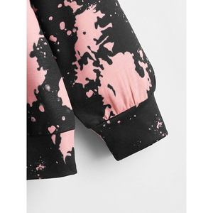 2026 alta calidad al por mayor transpirable personalizado pulóver mujeres sudaderas con capucha por encima de la rodilla con patrón sólido Tops cortos - Product Image 3