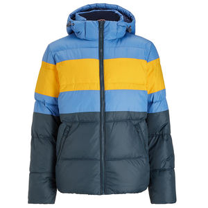 Veste rembourrée en duvet de canard à capuche ultra légère pour homme Veste rembourrée en duvet de canard chaude pour l'hiver en plein air - Product Image 1