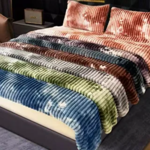 Coperta in maglia Raschel in microfibra da indossare morbida 200 cm X 220 cm motivo geometrico portatile - Product Image 2
