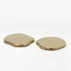 Premium Quality <b>Silver</b> Plated Metal <b>Coaster</b> Eco-Friendly Unique Reusable Table Top <b>Coaster</b> Mats & Pads Export Quality <b>Coasters</b> - Product Image 6