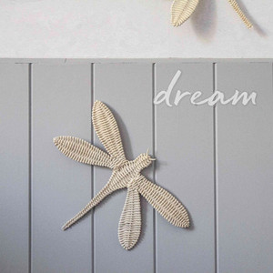 Rotin libellule stickers muraux décoration murale rotin naturel fait à la main du Vietnam avec le meilleur prix pour la vente en gros - Product Image 3