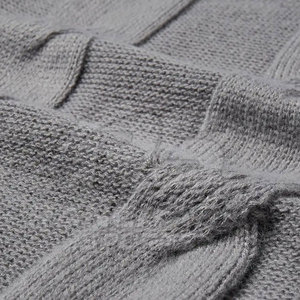Pull en maille décontracté pour homme respirant, doux et chaud, pull quotidien pour homme, pull en laine mélangée pour l'hiver - Product Image 3