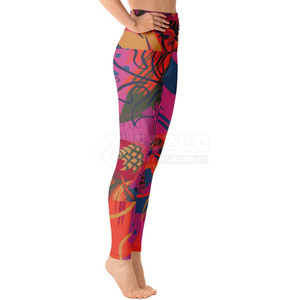 Leggings de Spandex/Nylon de Alta Calidad para Mujer con Logotipo Personalizado, Cintura Elástica, Ropa Deportiva para Yoga, Levanta Glúteos, Compresión, Efecto Scrunch - Product Image 2