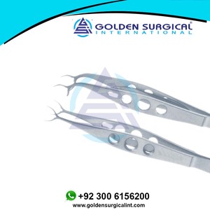 Arrowsmith Pince de fixation cornéosclérale en forme de U 8mm propagation 1x2 dents chaque pointe Instruments chirurgicaux manuels en acier inoxydable - Product Image 5