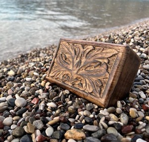 Caja de madera para manualidades Decoración del hogar Cajas de centro de mesa por Crescent Crafts - Product Image 1