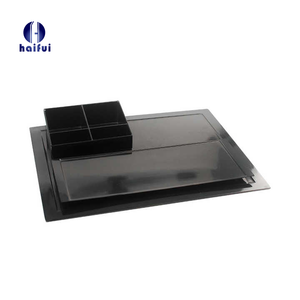 Set di vassoi elettrici senza fili ecologici in acciaio inossidabile per forniture alberghiere e servizio in camera per l'ospitalità domestica - Product Image 2