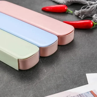 Portable PP voyage vaisselle universel boîte de rangement étui de qualité alimentaire vaisselle cuisine fourchette cuillère boîte pour enfant école couverts