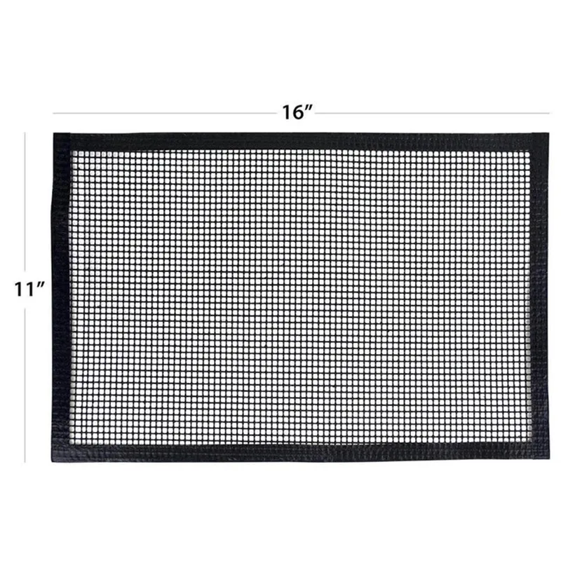 Tapete de grade reutilizável PTFE para churrasco, resistente a altas temperaturas, de malha para churrasco ao ar livre, adequado para uso elétrico