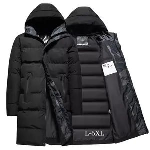 Puffer Winter Jacket Long Men's Oversize Bubble Down Padding Waterproof Coat Winter Jacket Men Down Coat M-00067