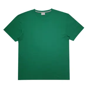 High Quality T-shirt For Men Short Sleeves O-neck Collar Affordable Prices 100% Cotton Green
