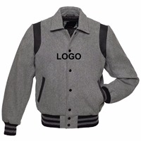 Vente chaude pas cher prix beaucoup de couleurs marque personnalisée plaine vêtements pour étudiants universitaires coton Baseball Varsity vestes dans toutes les tailles