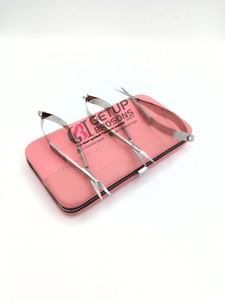 กรรไกรตัดคิ้วแบบมืออาชีพ ใบมีดโค้งสแตนเลส ไม่พับได้ สีสันโลโก้สั่งทำได้ อุปกรณ์เสริมความงาม - Product Image 6