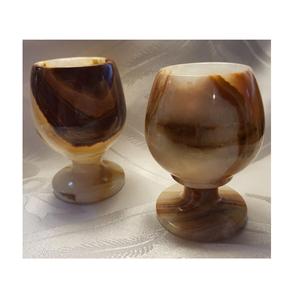 Verre à boire en marbre poli gobelet en pierre de qualité supérieure, fabriqué à la main, parfait pour les maisons, les cuisines, les bars, les restaurants et les événements - Product Image 5