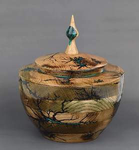 Urna de cremación de madera Natural de alta calidad de estilo europeo para adultos, recuerdo de cenizas de Metal, urna de madera conmemorativa, suministros funerarios - Product Image 2