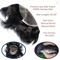 Perruque Lace Front 100% Cheveux Humains Indiens Vierges Remy Lisses, Bonne Densité, Base Mirage, Prothèse Capillaire pour Hommes, Technique PU, Nœuds Invisibles