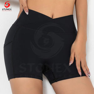 Shorts de sport pour femmes |   Shorts de sport respirants et confortables à séchage rapide |   Vêtements de sport légers à taille élastique - Product Image 3