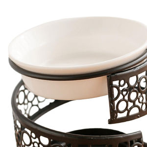 Premium Gold Plated Metal <b>Wax</b> Jar With Stylish Design Ideal For Christmas Home Decor And Glowing Holiday <b>Candle</b> Lighting - Product Image 6