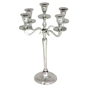 Meilleures ventes : Chandelier à 5 bras sur mesure, finition nickel, en métal, pour décoration de table de mariage et de la maison - Product Image 3