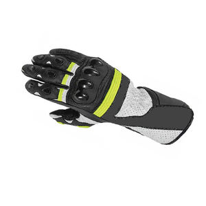 Guantes de cuero genuino Auto Motociclismo Guantes deportivos de carreras Impermeable Hombres Nuevo diseño Guantes de moto - Product Image 5