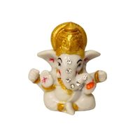 Idole de Dieu Ganesh | Ganpati idole pour tableau de bord de voiture et décoration intérieure | Mini statue de Ganesh